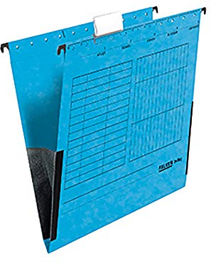FALKEN Hängetasche blau A4 Leinenfrosch Karton 25 Taschen - Bürokleinmaterial, 80002561