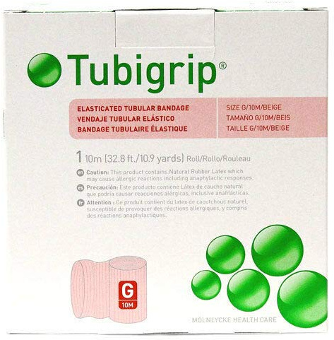 Tubigrip Size G Tubular Bandage 10M Box Beige (4.5x32.81')