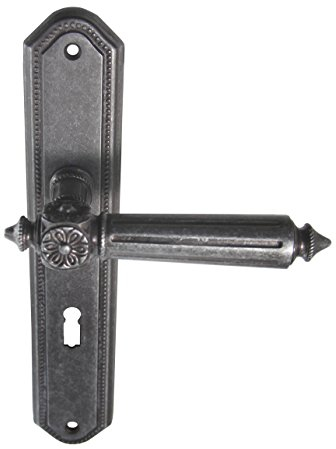 Türbeschlag Antike LS Antik Grau BB Türklinke