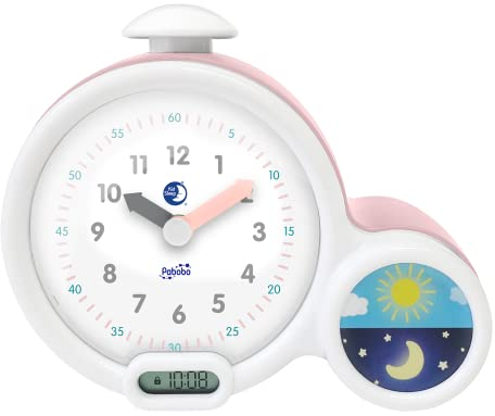 Claessens Kids - Kid Sleep Reloj Despertador, Color Rosa (5330011)