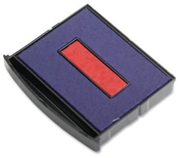 Blue/Red 2300 Replacement Pad for Cosco 2000 Plus 2160, 2360, 2300, 2015, 2020, 2006, S 360, S 300 Self-inking Stamps
