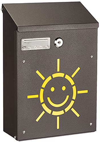 Blinky 27298-20 Sole Cassetta per Lettere in Acciaio, 21x8.5x30, Nero