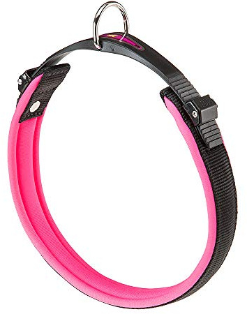 Ferplast Ergonomisches Halsband für Hunde ERGOFLUO C25/51 mit Polsterung und Mikroregulationsverschluss