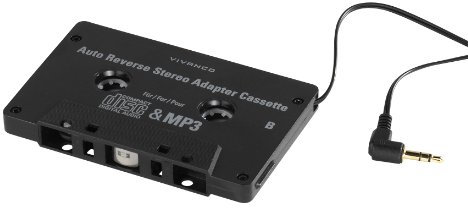 Vivanco cassetta adattatore per auto, stereo nero