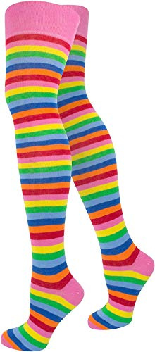 Top modische Damen Overknees in verschiedenen Designs/Baumwolle mit Elasthan in verschiedenen Farben zur Auswahl