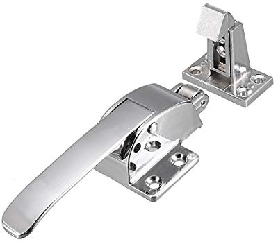 sourcing map Ajustable Traba Con Muelle Walk En Congelador Refrigerador Manilla Puerta Grip