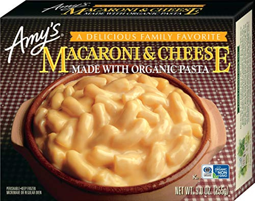Amy's Frozen Meals, Mac and Cheese Made with Organic Pasta and Cheddar Cheese, 9.0 oz