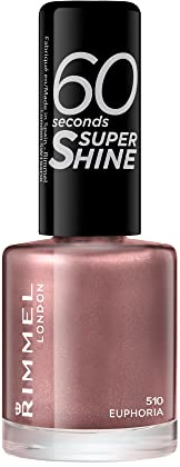 Rimmel London 60 Seconds Super Shine - 510 Euphoria, 8 ml (0.25 fl.oz)