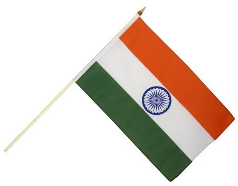 Digni® Drapeau Inde sur hampe