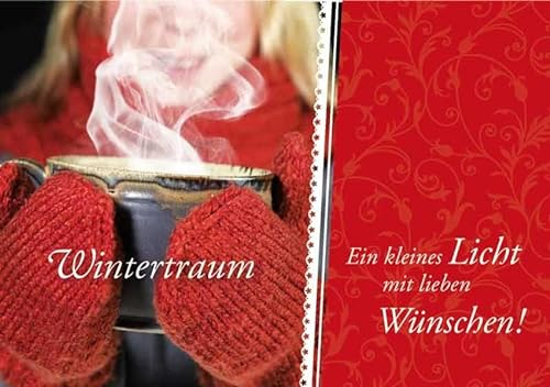Wintertraum: Ein kleines Licht mit lieben Wünschen!