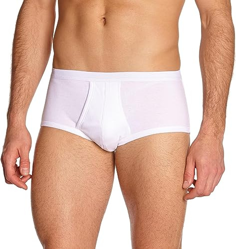 Eminence - Slip Homme Taille Haute Ouvert - 100% Coton Peigné - Avants Doublé - Label Oeko-TEX® Standard 100 - Maintien Supérieur, Grand Confort, Hypoallergénique
