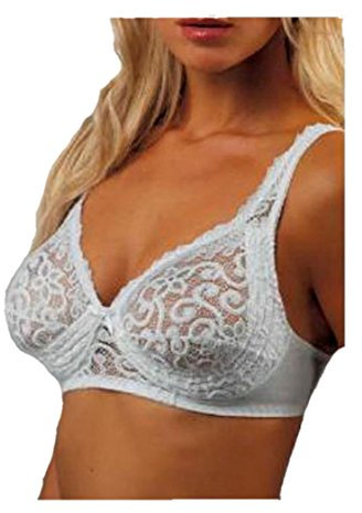 GIOS Reggiseno Senza Ferretto Coppa B - Art. 531 (6 IT, Bianco)