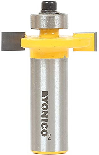 Yonico 14184 1/4-Inch Height X 3/8-Inch Depth Slot Cutter Router Bit 1/2-Inch Shank