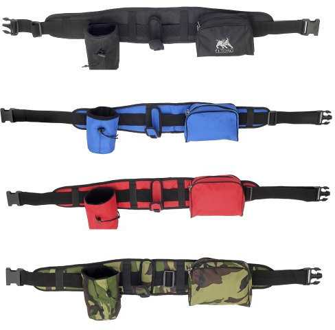 elToro Gürtel mit Zubehör für alle gängigen Seitenköcher (rot)