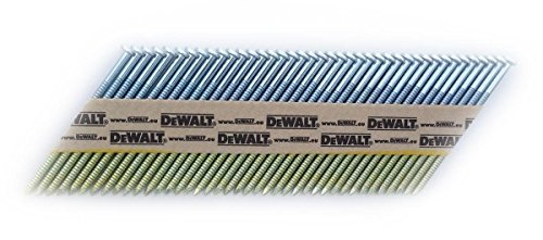 Dewalt D-Kopf-Nägel DNW3190G12E (drahtgebunden, galvanisiert, Magazinwinkel: 34°, Länge: 90 mm, ø: 3,10 mm, passend zu Akku Nagler DCN690,-691, -692, -695, DPN9030 und DPN9033SM) 2.200 St.