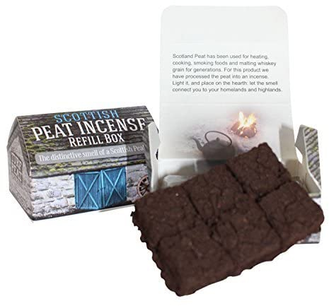 Scottish Turf Peat Incense REFILLS for Ceramic Highland Cottage Burner