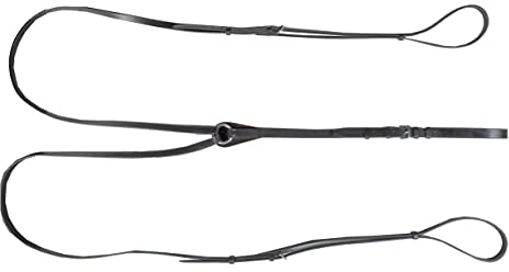 HKM 68489100 Dreieckszügel mit Edelstahlbeschlägen, L, schwarz, HKM 4000315378692