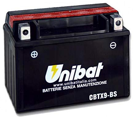 unibat Motorrad Batterie – 12 V – cbtx9-bs (YTX9)