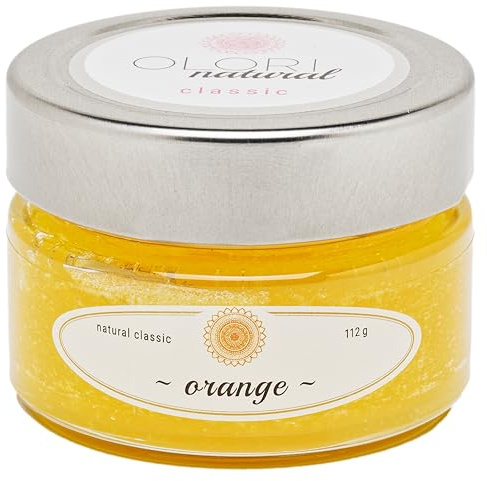Duftöl Orange im Glas - Raumduft mit ätherischen Ölen - langanhaltend - fruchtig, spritzig, süß, mediterran - 100% Natürlich & Reine Raumdüfte im Duftglas - Ohne künstliche Duftstoffe (112g)