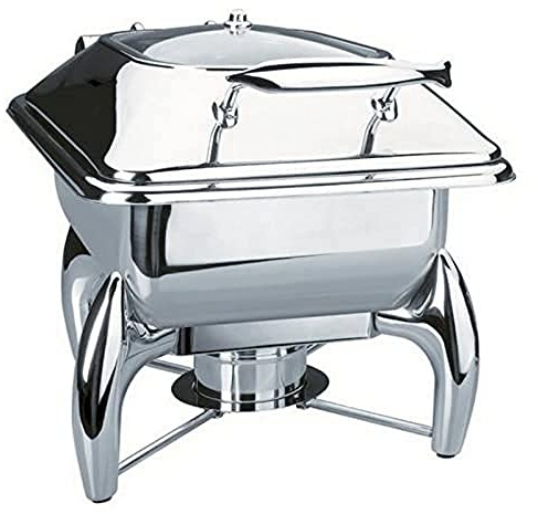 Lacor 69093 - Chafing Dish Luxe GN 1/2, acciaio inossidabile, 4 L
