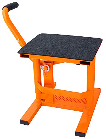 BikeTek MX Lift Stand Pop Up Motocross Paddock Stand - Orange