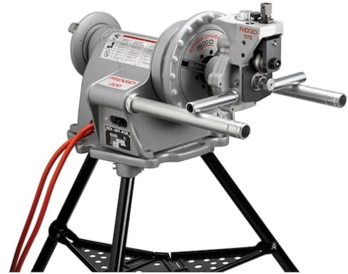 RIDGID 25638 975 Combo Roll Groover, Grooving Machine Mounts to RIDGID 300 Power Drive for Zeitples 10, 40 und 80 Pipe Chrome Small