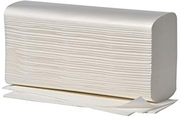 Fripa 4052101 Papiertücher Comfort: 2-lagig, 20x125 Blatt, 100% Zellstoff, W-Falz, reißfest, hochweiß