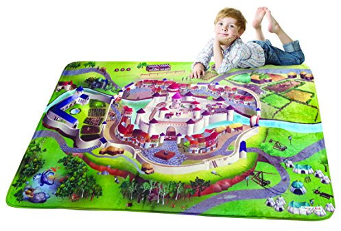 House of Kids 86004-E3 - Playmat Ultra Soft Moyen Age Connect, 130 x 180 cm