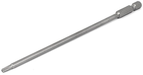 sourcingmap Embouts de tournevis 150mm de longueur 1/10,2 cm Tige hexagonale magnétique T15 Torx Sécurité