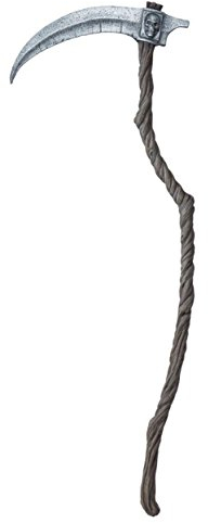 California Costumes Generique - Sense für Erwachsene Holzoptik Sensenmannkostüm Halloween