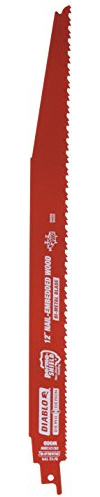 Freud DS1212BW25 Diablo Demon 12 6/12 TPI Wood Reciprocating Saw Blade 25 Pack