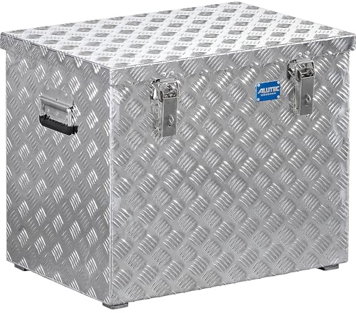 Alutec | Alu-Transportkiste Riffelblech | Ohne Gasdruckdämpfer, Inhalt 120 l