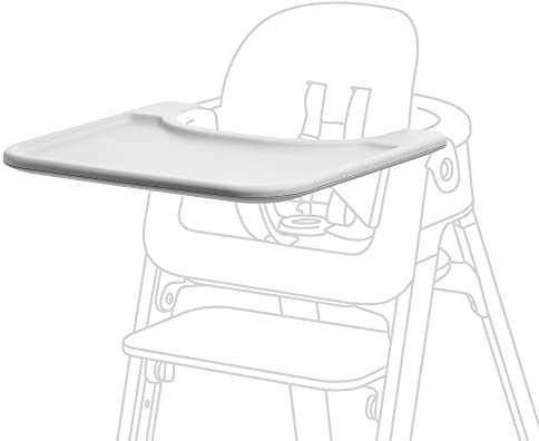 Stokke Steps Baby Set Tray, White – Funktionales Zubehör für den Stokke Steps Baby Set Hochstuhl – Ein eigener Platz zum Spielen und Essen für dein Kind – Robust, werkzeuglos, leicht zu reinigen