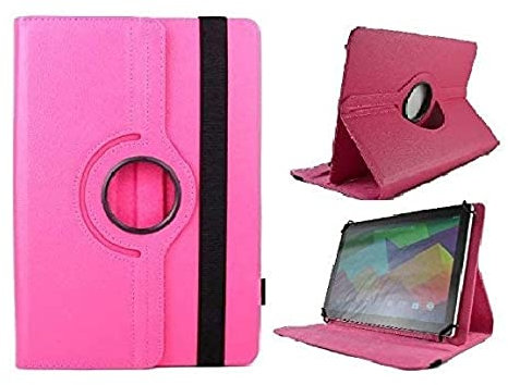 Theoutlettablet® Hülle Pink 360 Grad drehbar für Tablet ASUS Zen Pad 10 (Z300 C)/Memo Pad 10 (ME102 A) 10.1 