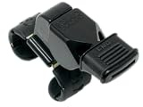 Fox 40 CMG Whistle With Finger Grip Official Hockey Referee-Coach,Black