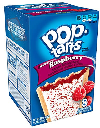 Kellogg 's Frosted Tarts Raspberry, 8 ct, 14.7 oz