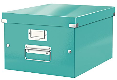 Leitz WOW Click and Store Förvaringsbox, A4, isblå, 60440051