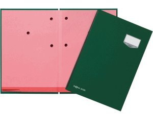 Pagna Unterschriftsmappe de Luxe A4 20 Fächer grün