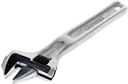 GEDORE Einmaulschlüssel verstellbar, Spannweite 20 mm (25/32 Zoll), Einstellskala, phosphatiert, Kunststoffgriff 60 S 6 C