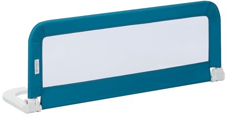 Safety 1st Portable Bed Rail, zusammenklappbares Bettgitter, Rausfallschutz, Reise, 18 M.–5J., tragbares Bettschutzgitter, Netzgewebe, leicht montierbar, automatische Sperre, leicht tragbar, Blue