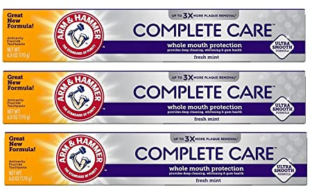Arm Toothpaste Complete Care Fresh Mint 6 OZ (Pack of 3) by Arm & Hammer