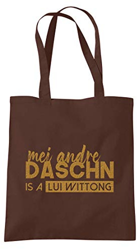 meinherzschlag Tasche Lui Wittong braun-gold