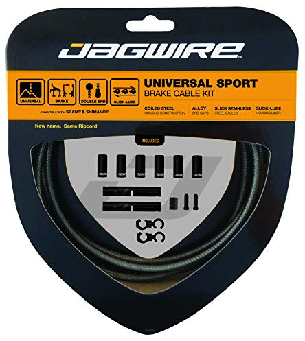 Jagwire Universal Sport Brake Cable Kit, Carbon Silver