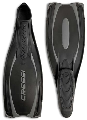 Cressi Reaction Pro Fins - Flossen zum Tauchen, Freitauchen und Schnorcheln, Adult Unisex