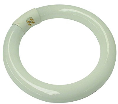 Velleman Tubo fluorescente circular T4 de 22 W, bombilla de repuesto para lámpara de aumento, lámpara de escritorio, luz diurna blanca fría de 6500 K, antideslumbrante, 900 lúmenes, luz de trabajo