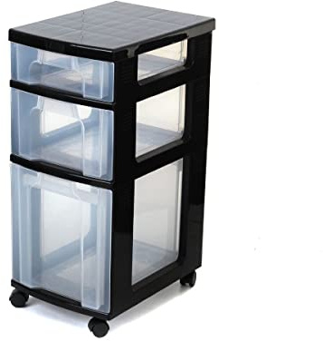 Really Useful Plastic Storage Desk Cabinet 7, 12 And 25 Litre Drawer