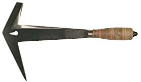 Stubai 275501 Slater's Hammer Right with Leather Handle, Brown/Silver, 350 mm