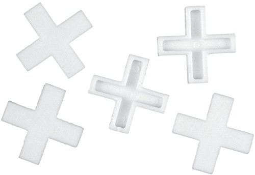 Connex Fliesenkreuze 8,0 mm - Praktisches Set mit 200 Stück - Aus robustem Kunststoff - weiß / Fliesenzubehör / Fliesenverlegehilfe / Fliesen-Abstandhalter / COX792010 8,0 mm 200 pièces Mehrfarbig