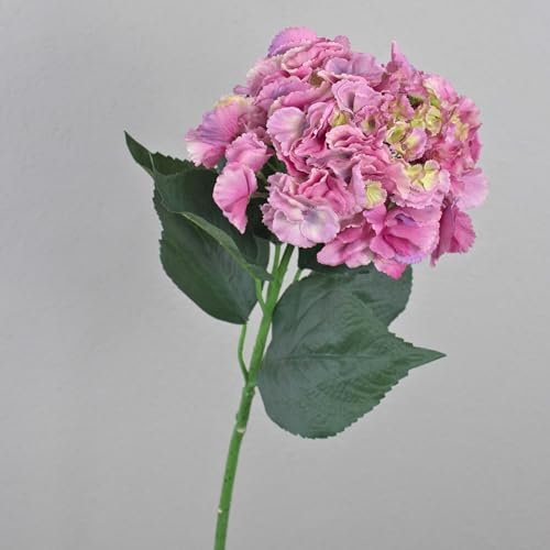 artplants.de Hortensia Artificiel, Mauve, 70cm, Ø 23cm - Fleur Artificielle - Hortensia décoration