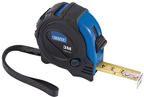 Draper 75298 - Metro a nastro, 3 m x 16 mm